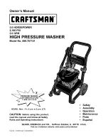 Предварительный просмотр 1 страницы Craftsman 580.767101 Owner'S Manual