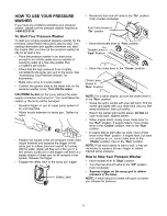 Preview for 8 page of Craftsman 580.767300 Owner'S Manual