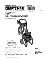 Preview for 1 page of Craftsman 580.768000 Operator'S Manual