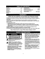 Preview for 2 page of Craftsman 580.768020 Operator'S Manual