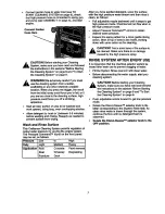 Preview for 7 page of Craftsman 580.76804 Operator'S Manual