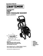 Preview for 1 page of Craftsman 580.768110 Operator'S Manual