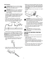 Preview for 5 page of Craftsman 580.768311 Owner'S Manual