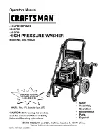 Предварительный просмотр 1 страницы Craftsman 580.768320 Operator'S Manual