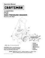 Preview for 1 page of Craftsman 580.768321 Operator'S Manual