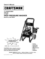 Preview for 1 page of Craftsman 580.768340 Owner'S Manual