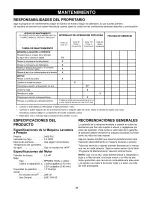 Preview for 39 page of Craftsman 580.768341 Operators Operator'S Manual