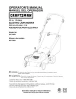 Craftsman 6073308 Operator'S Manual предпросмотр