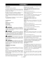 Preview for 8 page of Craftsman 6073308 Operator'S Manual