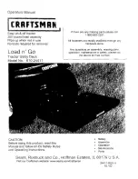 Craftsman 610.24411 Operator'S Manual предпросмотр