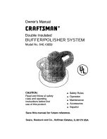 Craftsman 646.10659 Owner'S Manual preview