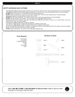 Preview for 2 page of Craftsman 706.153410 Operator'S Manual