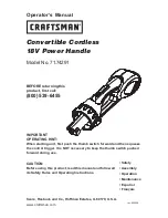 Craftsman 71.74291 Operator'S Manual preview