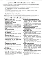 Preview for 2 page of Craftsman 720.25251 Owner'S Manual