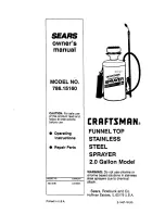 Craftsman 786.15160 Owner'S Manual preview