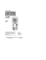 Preview for 1 page of Craftsman 82003 Owner'S Manual