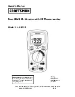 Preview for 1 page of Craftsman 82024 Owner'S Manual