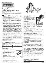 Preview for 1 page of Craftsman 83929 Owner'S Instructions