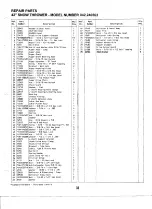 Предварительный просмотр 34 страницы Craftsman 842.240563 Owner'S Manual