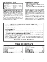 Preview for 3 page of Craftsman 850 Series Owner'S Manual