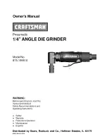 Craftsman 875.199510 Owner'S Manual preview