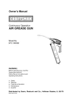 Preview for 1 page of Craftsman 875.199590 Owner'S Manual