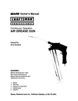 Preview for 1 page of Craftsman 875.204840 Owner'S Manual