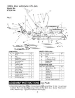 Предварительный просмотр 5 страницы Craftsman 875.50190 Operator'S Manual