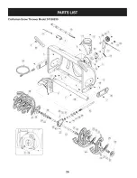 Предварительный просмотр 26 страницы Craftsman 88830 - Professional 357 CC 30" 2 Stage Snow Thrower Operator'S Manual