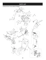 Предварительный просмотр 28 страницы Craftsman 88830 - Professional 357 CC 30" 2 Stage Snow Thrower Operator'S Manual