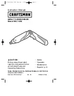 Craftsman 900.11458 Instruction Manual preview