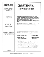 Preview for 8 page of Craftsman 900.277230 Nstruction Instruction Manual