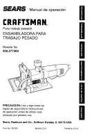 Предварительный просмотр 16 страницы Craftsman 900.277300 Operator'S Manual