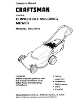 Craftsman 900.370510 Operator'S Manual предпросмотр