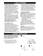 Preview for 4 page of Craftsman 900.79654 Instruction Manual