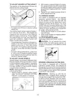 Preview for 12 page of Craftsman 917.203780 Operator'S Manual