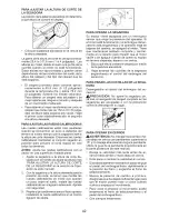 Preview for 42 page of Craftsman 917.20380 Operator'S Manual