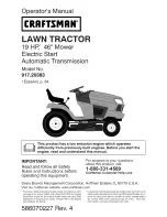 Craftsman 917.20382 Operator'S Manual preview