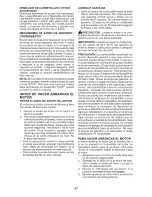 Предварительный просмотр 47 страницы Craftsman 917.20391 Operator'S Manual