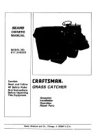 Preview for 1 page of Craftsman 917.249393 Owner'S Manual