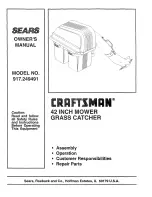 Craftsman 917.249491 Owner'S Manual preview