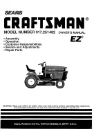 Craftsman 917.251482 Owner'S Manual preview