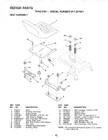 Preview for 42 page of Craftsman 917.251551 Owner'S Manual