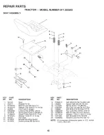 Preview for 40 page of Craftsman 917.252502 Owner'S Manual