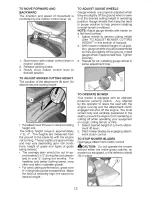 Preview for 12 page of Craftsman 917.25431 Operator'S Manual