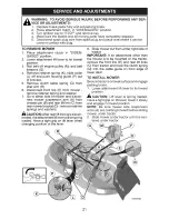 Preview for 21 page of Craftsman 917.25435 Operator'S Manual