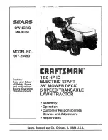 Craftsman 917.254531 Owner'S Manual preview