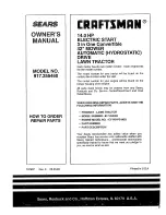 Preview for 54 page of Craftsman 917.255460 Owner'S Manual