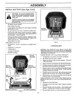 Preview for 9 page of Craftsman 917.255560 Owner'S Manual