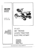 Предварительный просмотр 1 страницы Craftsman 917.255732 Owner'S Manual